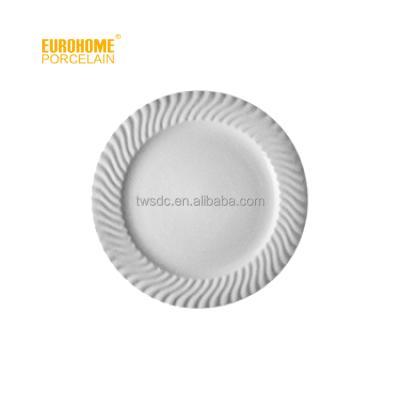 China Wholesale Disposable Fine Used Porcelain Dinnerware Restaurant Porcelain Sauce Dish for sale