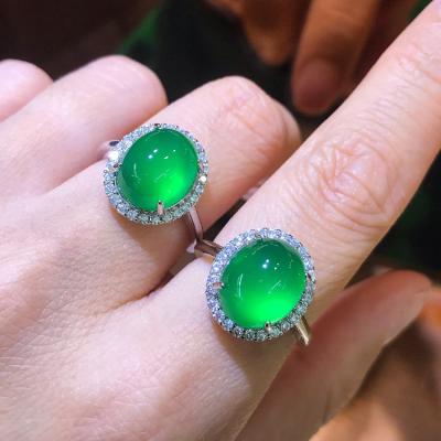 China High Quallity China wholesale stainless steel rings gold plated emerald emerald for women engagement and wedding for sale