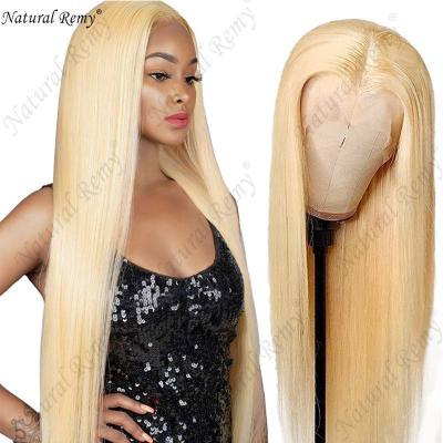 China Other Human Hair 613# 13x4x1 Tpart 100% Frantal Human Hair 13x4 Lace Wigs Water Color Wave Frontal Human Hair Blonde 100% for sale