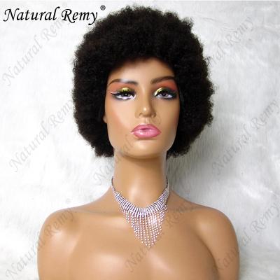 China French Curl Lace Women South Africa Full Bang Shorts With Bangs T Piece Lace Front Yaki Pixie Headband Black Afro Curly Hair Costume Wig for sale