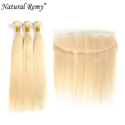 China High quality glueless extension straight with lace wig 613 frontal human virgin human hair blonde hd gs full weave bundles for sale