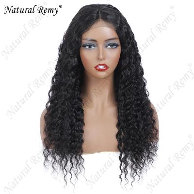 China Water Wave 13x4 Lace Front Wig 100% Natural Color Water Wave Hair for sale