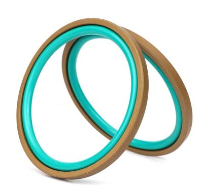 China Outer Gasket / Ptfe+fkm 35*4.2mm 35*4.2 Green O Ring Diameter Piston Rod Seal for sale