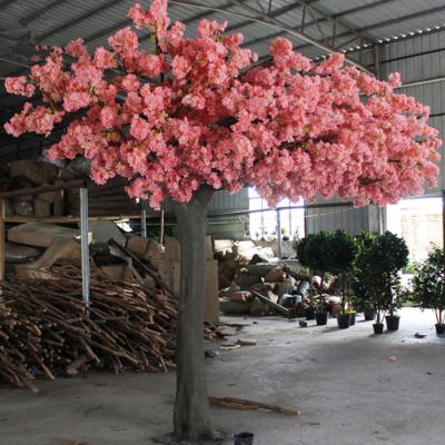 China 11 Foot Eco-Friendly Artificial Pink Cherry Fake Blossom Tree for sale