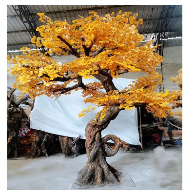 China Minimalist Artificial Ginkgo Tree Decoration Artificial Tree for sale