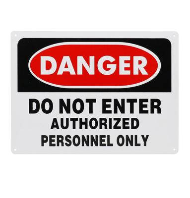 China PVC Roadway Danger Warning Sign Safty 10*14