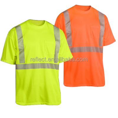 China Fashion Cotton Safety Reflective T-shirt S-5XL or Customized Size for sale