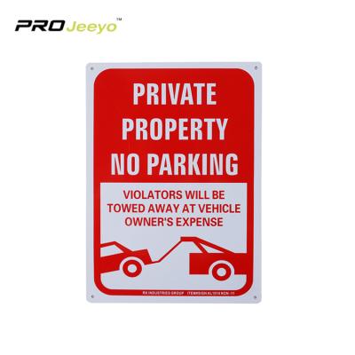 China AL1014 NON-11 10x14 High Visible Private Property No Parking Sign, Non-Reflective Safety Warning for sale