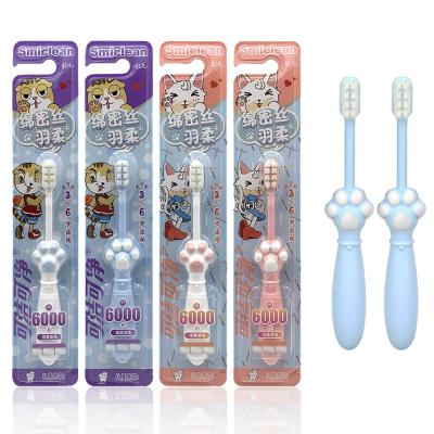 China OEM Children Toothbrush Sanxiao Infant Toothbrush Kid Brush Kids Eco-Friendly Character Toothbrush Kids Toothbrush for sale