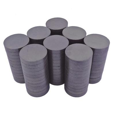 China Customization Y35 Round Industrial Magnet Wholesale Gold Supplier Ferrite Magnet for sale