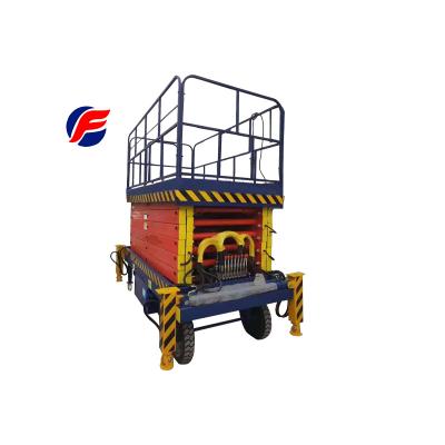 China Crane Small Electric Scissor Lift 100kg Consultation Platform Mini Hydraulic Scissor Lift Small Customer Service Table for sale