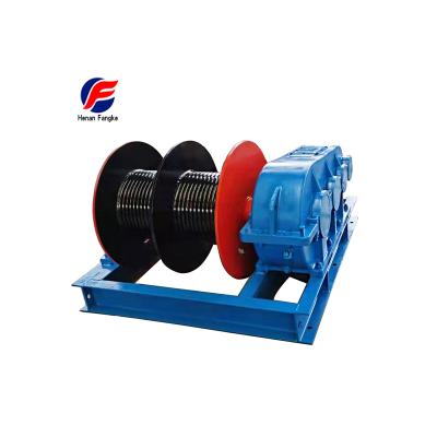 China Heavy Duty Crane Building Material Hoisting High Speed ​​Cable Pulling Machine Electric Winch for sale