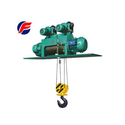 China Building Material Stores Workshop Electric Crane Lifting Traveling Wire Rope Hoist for sale