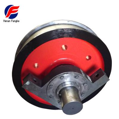 China Building Material Stores Crane Wheel Long Travel Single Industrial Beam Electric Crane Parts Rail Wheel Crane for sale