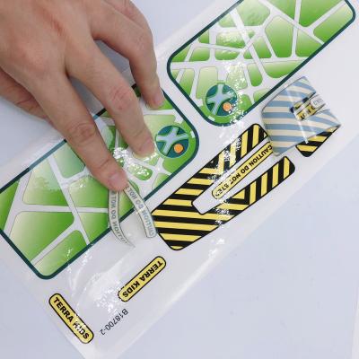 China Waterproof manufacturers wholesale high quality self-adhesive manual aircraft label model toys sticker for sale