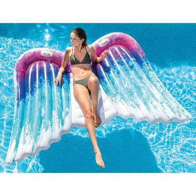 China Creative Wings Row Swimming Pool Seaside Bed Water Toy Mount Floating Floating Island Floating Water Play or Lounging for sale