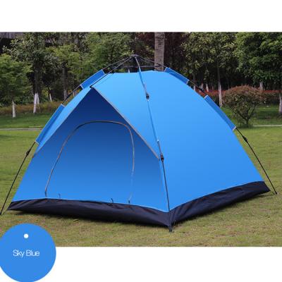 China Waterproof Durable 3-4 Person Automatic Vending Luxury Outdoor Camping Tents Diagonal Bracing Type for sale