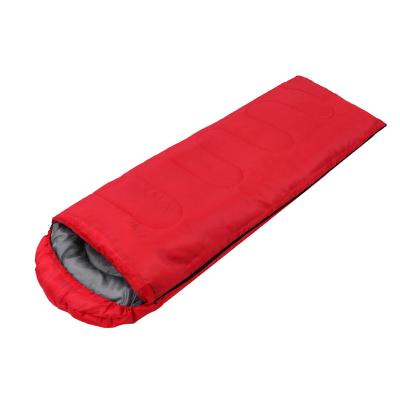 China 1000g 190T Outdoor Waterproof Travel Sleeping Bag Cloth Summer Envelope Type Spring And Autumn Camping Single Sleeping Bag for sale