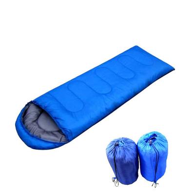 China Type Adult Outdoor Sleeping Envelope Bag Three Season Leisure Polyester Hollow Cotton Camping Outdoor Sleeping Bag for sale