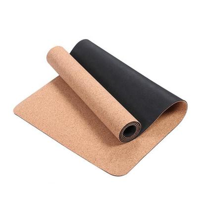 China Yoga Exercise Anti Slip Natural Cork Yoga Mat Beginner Fitness Pilates Yoga Mat Eco-friendly Durable for sale