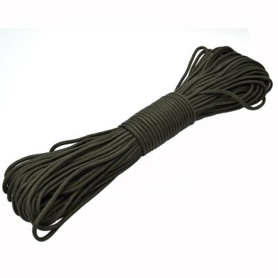 China Hot Sale Army Paracord 550 Core Nylon Tactical Rope Survival Rope 7 Strands Nylon Rope for sale