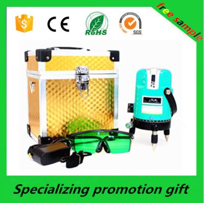 China 650nm / 635nm Green Line Laser Level Machine Set With Tripod Glasses for sale