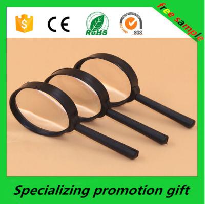 China Non Toxic Promotional Stationery Plastic Magnifying Glass For Office for sale