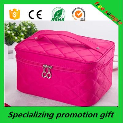 China Chinlon Pin Recyclable Promotional Gift Bags Travel Makeup Bags for sale