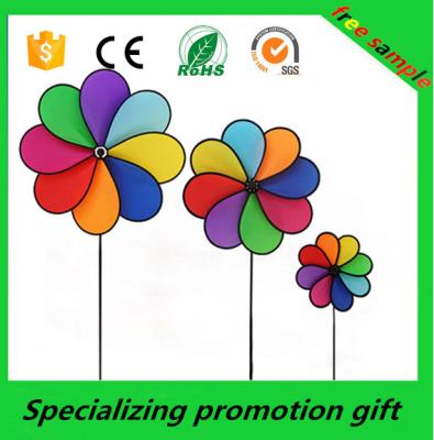 China Promotional Outdoor Essential Products Plastic Colorful Windmill Toy for sale