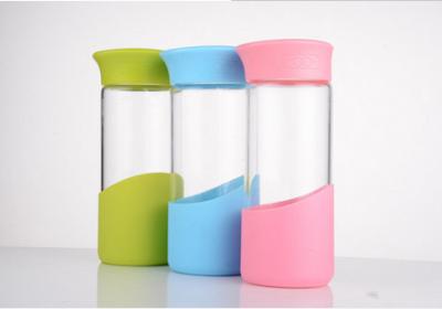 China Clear 300ml Advertising Cups Heat Resistant Water Bottle Bpa Free for sale