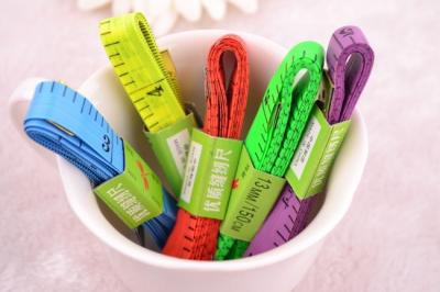 China 1.5M PVC small retractable tape measure tailoring for clothing for sale