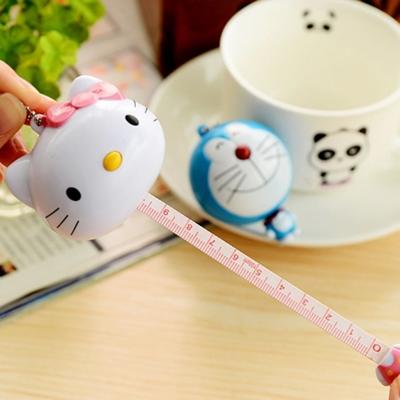 China Promotional carton style retractable measuring tape sewing gift 1M decorative tape measure for sale