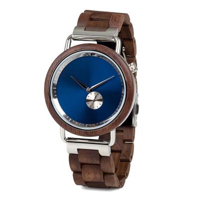 China Non-specific Customized Wooden Watches For Men's Stainless With Wooden Wrist Watch High Quality Waterproof for sale