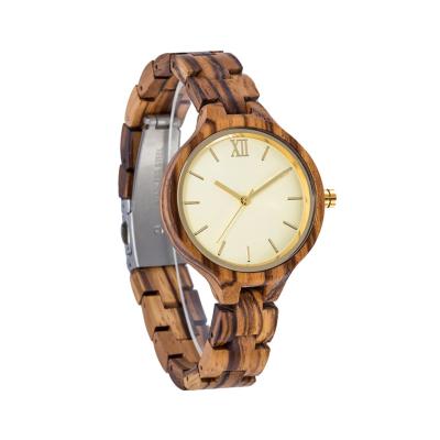 China Top Luxury Brand Men's Natural Zebra Non-Specific Wood Watch In Luxury Gift Box for sale