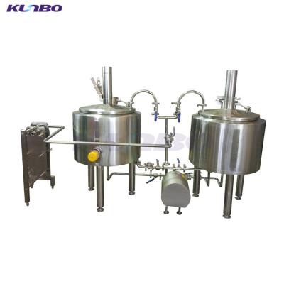 China Beer Brewing KUNBO 20/30 Gallon 100L Stainless Steel 304 Micro Beer Brewing Tank for sale