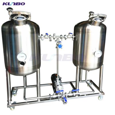 China 304 Or 316 Stainless Steel KUNBO CIP Cleaning Clean System Beer Brewing Equipment for sale