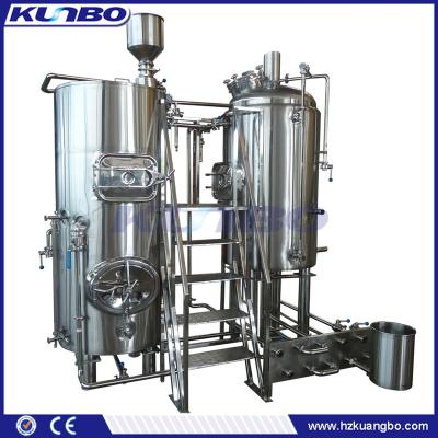 China 304 or 316 Stainless Steel KUNBO 5BBL Chews Tun Kettle Beer Brewing Equipment 304 Stainless Steel 150 Gallon Brewhouse for sale