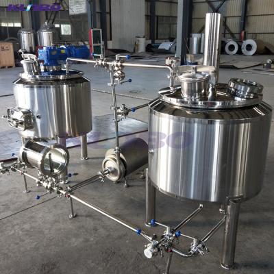 China Hotel KUNBO 2 or 3 Barrel 200l Micro Brewhouse 250L Micro Brewhouse Electric Brewing System for sale