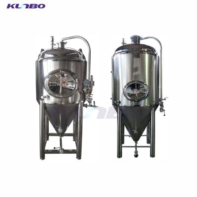 China Hotels KUNBO Fermentation Tank Fermenter Stainless Steel Beer Fermentation and Storage Tank for sale