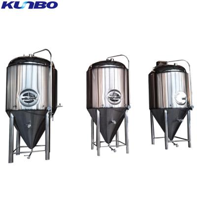 China KUNBO Hotels 2000L Brewery Beer Fermentation Tank Turnkey Project for Brewery Factory Brewing System for sale