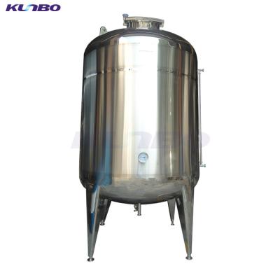 China food & Beverage Factory KUNBO 20m3 Stainless Steel Sanitary Water Juice Vacuum Storage Tank 20000 Liters for sale