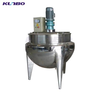 China Dairy Factory KUNBO Stainless Steel Electric Mixing Jacketed Kettle for sale