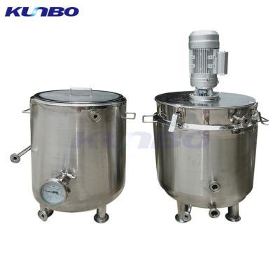 China 304 or 316 Stainless Steel Industrial Food Processor KUNBO Restaurant Tank Mixing Blender for sale