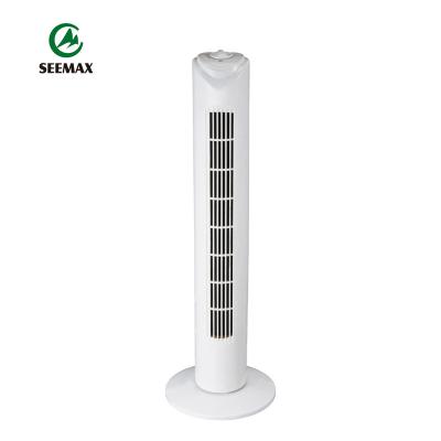 China Quiet Operation European 32 Inch Pedestal Air Cooling Fan Tower Standing Plastic Bladeless Fan for sale