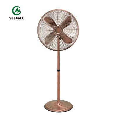 China 2020 Quiet Home Operation Silent Height 16 Inch Adjustable Industrial Cooling Air Metal Stand Fan for sale