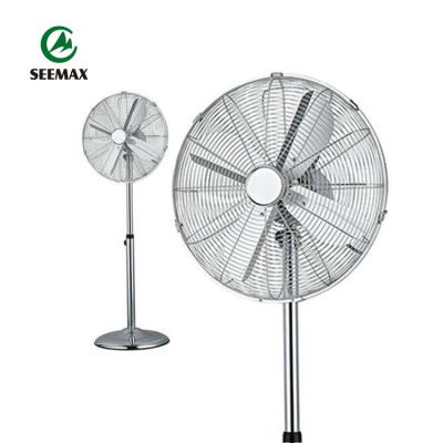 China Wholesale Quiet Operation 40cm 16inch 50w Round Base Pedestal Metal Stand Industrial Electric Fan for sale