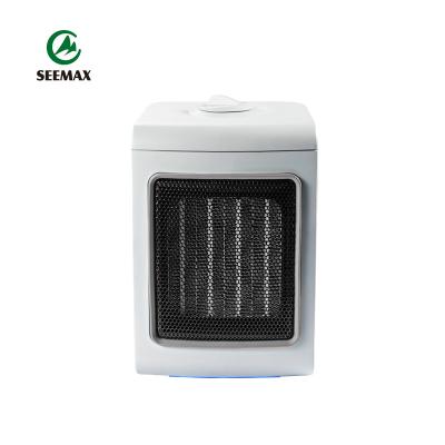 China Adjust Thermostatic Controller New Mini Table PTC Power Waterproof 800W/1500W Heater with Carry Handle for sale