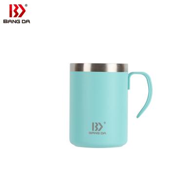 China 500ml Disposable Travel Coffee Mug Insulated 304 Stainless Steel Custom Printing Tumbler for sale