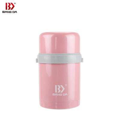 China Sustainable Double Wall Vacuum Insulated 304 Stainless Steel Vacuum Food Jar Baby Bowl for sale