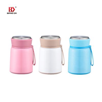 China Food Grade PORTABLE Wholesale Stainless Steel Double Wall Baby Food Thermos Hot Pot for sale